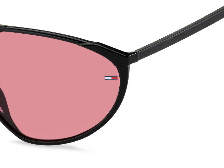 Load image into Gallery viewer, Tommy hilfiger Zonnebril 0027 S unisex cat.3 nylon zwart roze
