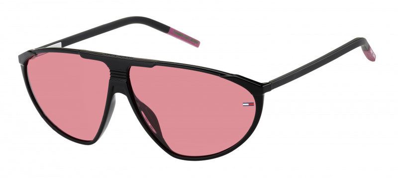 Load image into Gallery viewer, Tommy hilfiger Zonnebril 0027 S unisex cat.3 nylon zwart roze
