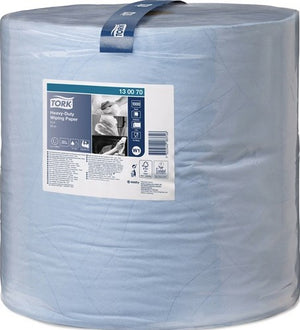 Poetspapier tork w1 2-laags blauw 1000 vellen