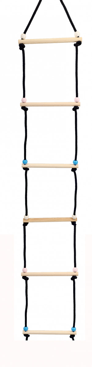 Hess touwladder (naturel pastel)