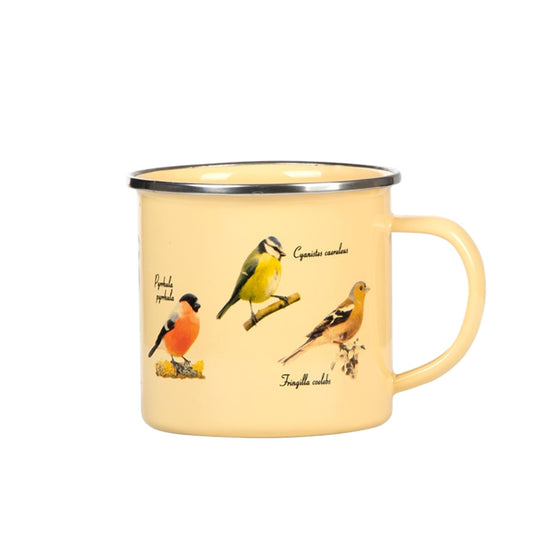 Esschert design emaille mok vogels