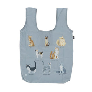 Esschert design opvouwbare tas kattenrassen 41xh59,5cm