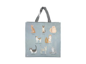 Esschert design boodschappentas kattenrassen 14,5x39,6xh40,7cm