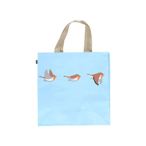 Esschert design boodschappentas roodborstjes 40x40x14,5cm