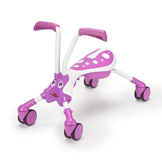 Load image into Gallery viewer, The bugs scramblebug bubblegum loopfiets met 4 wielen junior roze wit
