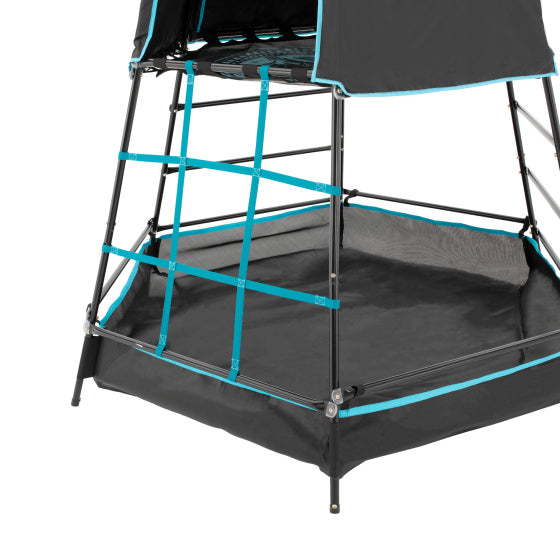 Load image into Gallery viewer, Tp toys Explorer Klimtoren met Schaduwrijk Speelgebied Zwart Blauw
