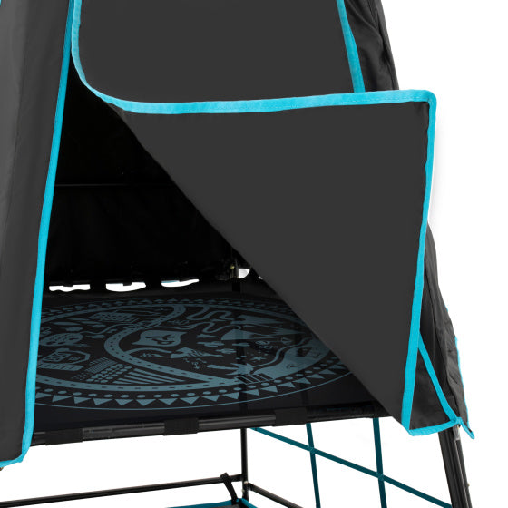 Load image into Gallery viewer, Tp toys Explorer Klimtoren met Schaduwrijk Speelgebied Zwart Blauw
