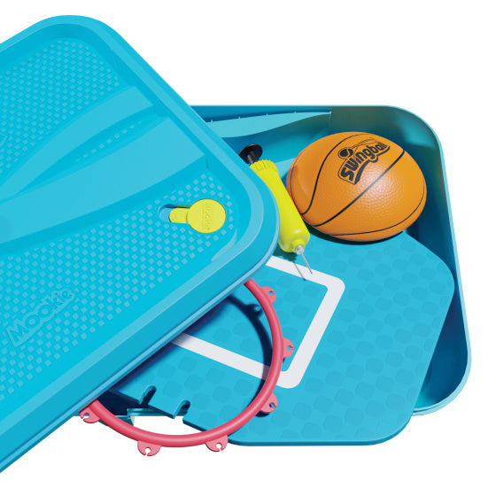 Load image into Gallery viewer, Swingball first basketbalpaal met all surface basis blauw rood
