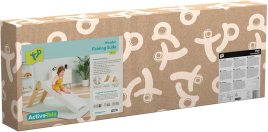 Tp toys Active-Tots Houten Opvouwbare Glijbaan vanaf 18 Maanden