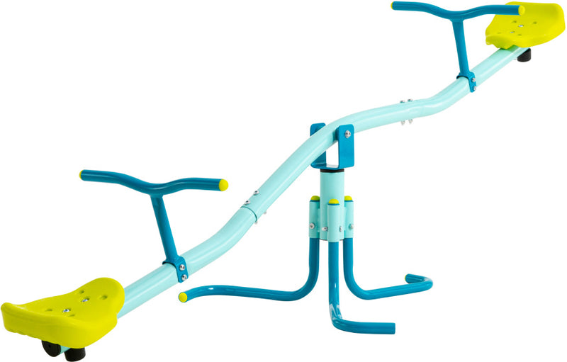 Load image into Gallery viewer, Tp toys spiro 360° draaibare wipwap voor buiten blauw groen
