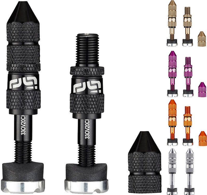 Load image into Gallery viewer, E*thirteen quick fill tubeless schrader valves 16-24mm
