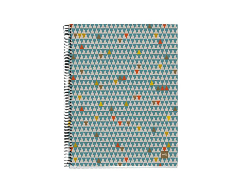 Miquelrius notitieboek - driehoeken - a4 geruit - 120 blz
