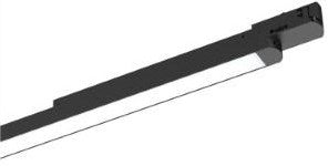 Enzo tronix led railverlichting lineair 3-fase 16w zwart tri-white - 5050590