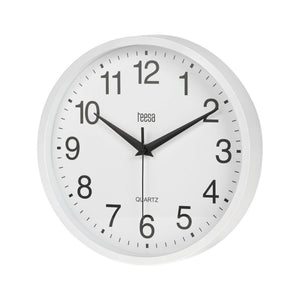 Teesa tsa0037 - wandklok - 25 cm - wit