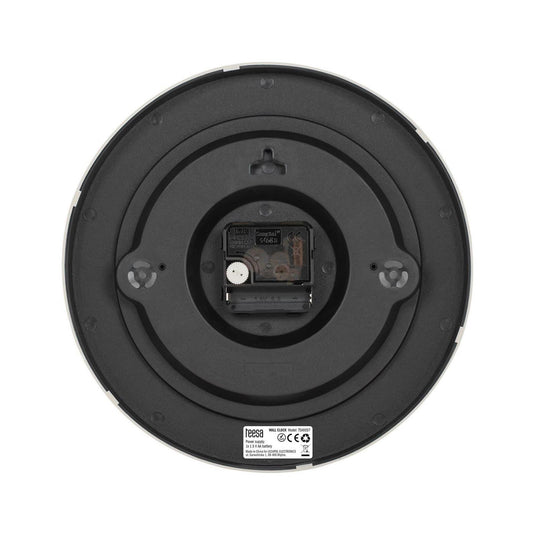 Teesa tsa0037 - wandklok - 25 cm - wit