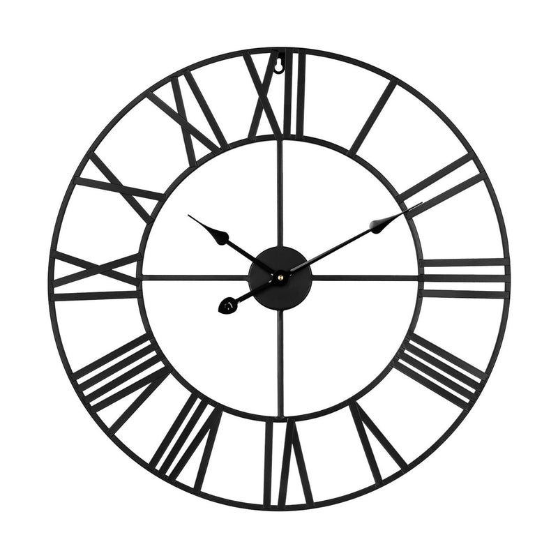 Load image into Gallery viewer, Teesa wandklok aluminium ø60cm zwart
