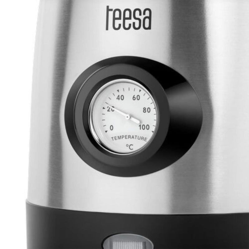 Afbeelding laden in galerijviewer, Teesa waterkoker rvs met temperatuur indicator 1,7l
