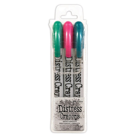 Ranger ink ranger • tim holtz distress pearl crayons holiday set 4