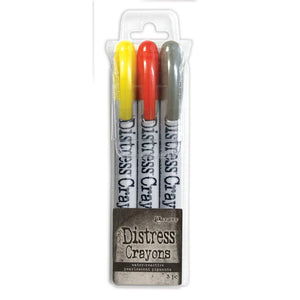 Ranger ink ranger • tim holtz distress pearl crayons halloween set 3