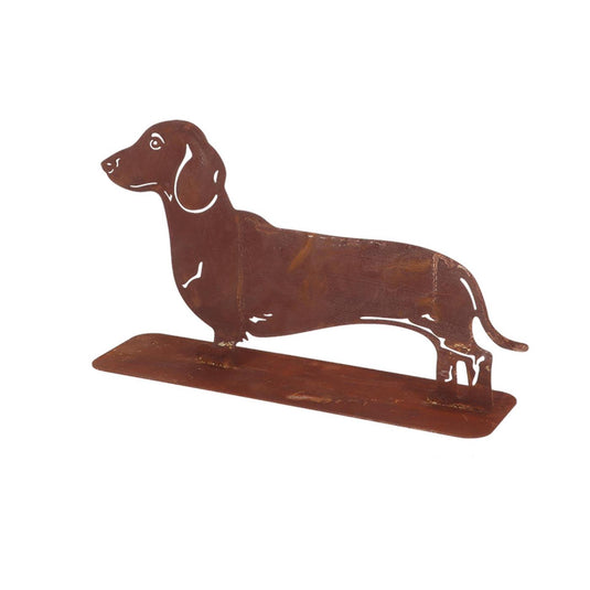 Esschert design roest teckel 37,8x30,6cm