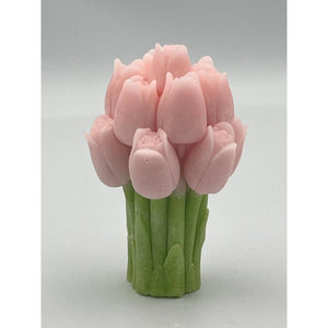 Vos decorations geur tulpenbosje roze 10x6cm