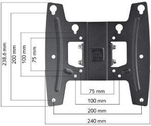Enzo tv wandbeugel wm4251 one for all solid turn180 - 7312454