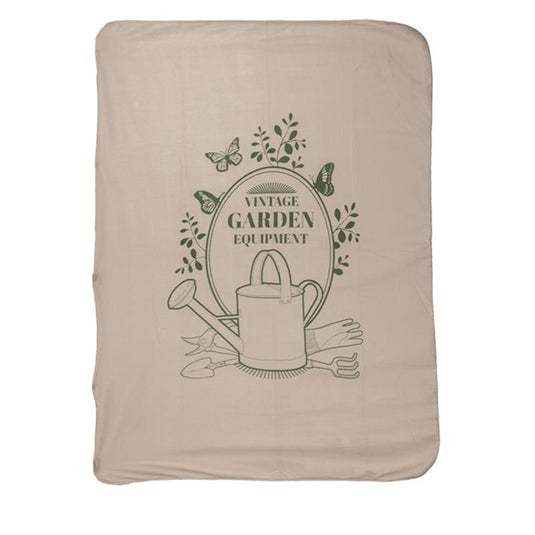 Esschert design fleeceplaid vintage garden 130x180cm