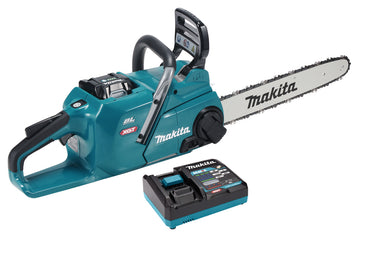 Makita uc016gt101 | xgt 40 v max kettingzaag 40 cm | 5,0 ah accu (1 st) | snellader | in doos - uc016gt101