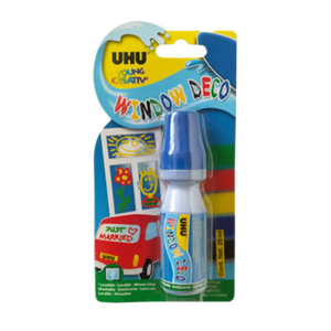 Uhu vensterstift blauw 25ml
