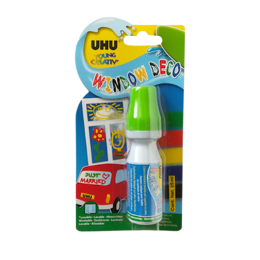 Uhu vensterstift groen 25ml