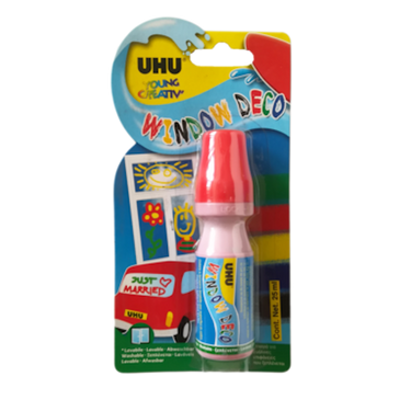 Uhu vensterstift rood 25ml