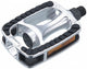 Platformpedaal Stadsfiets SP-811 9 16 Inch zilver set