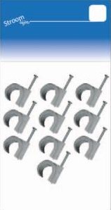 Enzo universele spijkerclip 16 19 mm grijs jsl 10 stuks - 6613280