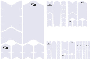 Unleazhed unscratch e-frame frame protection foil - clear matt