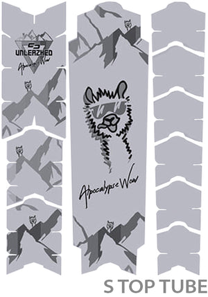 Unleazhed unscratch frame protector film - alpocalypse alpine rose samerberg black matt
