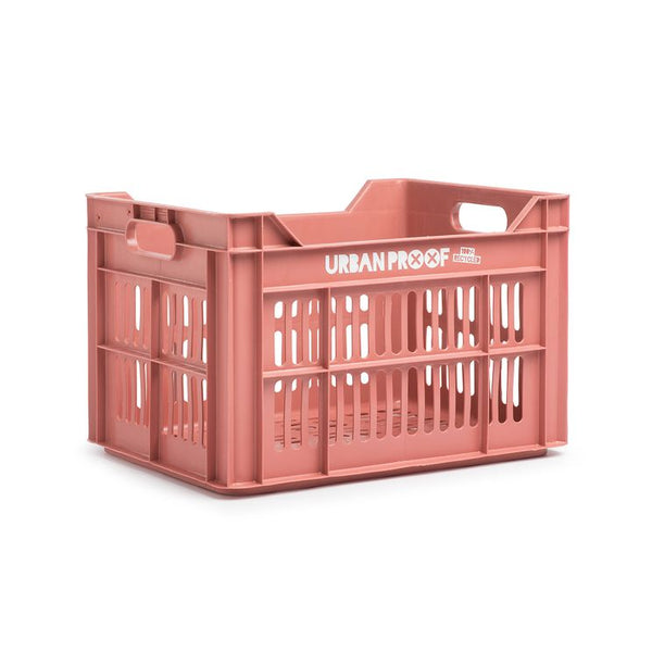 UrbanProof krat gerecycled kunststof 30l roze