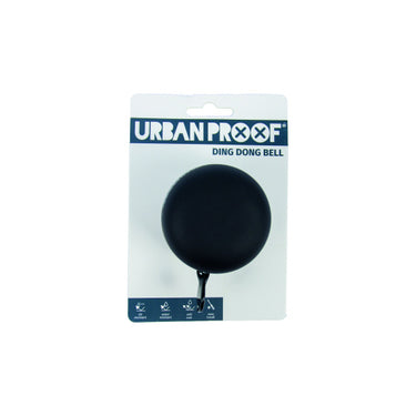 Urbanproof ding dong fietsbel 6 x 7 cm staal matzwart