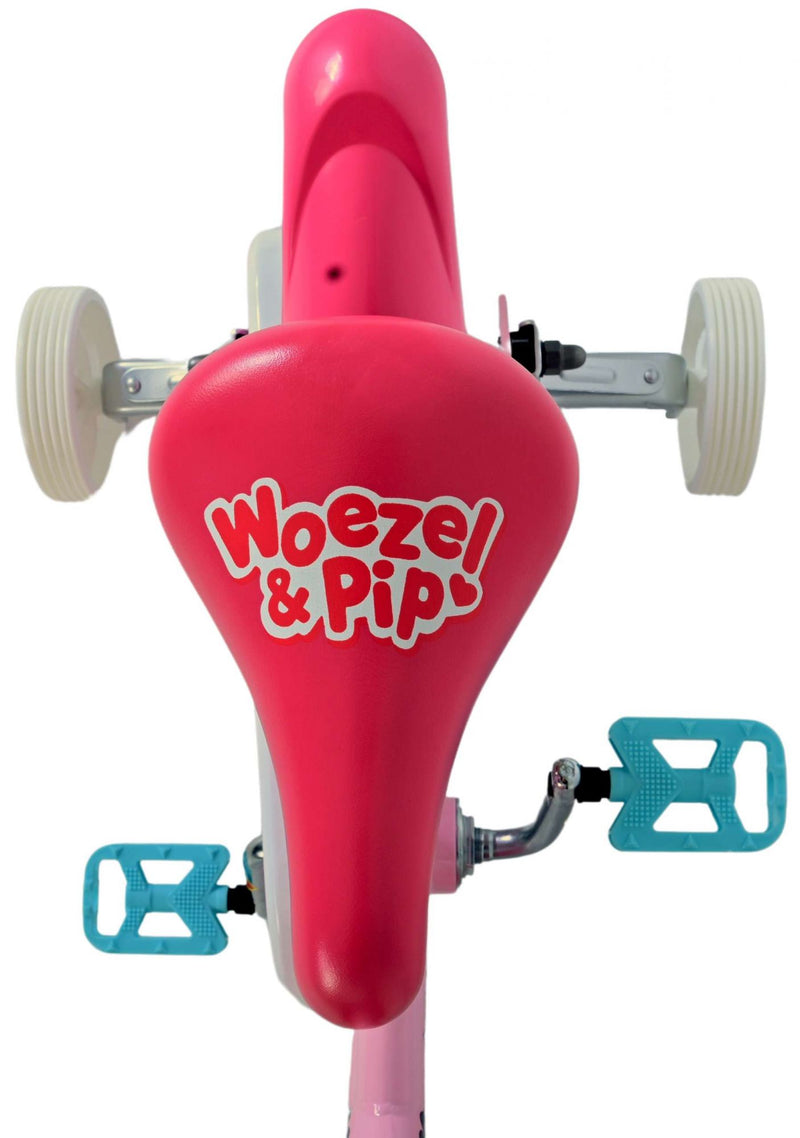 Afbeelding laden in galerijviewer, Volare woezel pip kinderfiets - meisjes - 12 inch - roze
