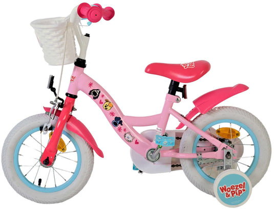 Woezel pip kinderfiets - meisjes - 12 inch - roze