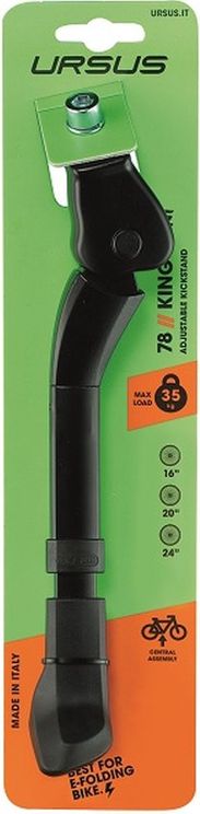 Ursus zijstandaard 78 - king mini kickstand 78 king mini black