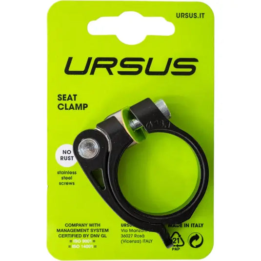 Ursus zadelpenklem urban 38,1mm | snelspanner | zwart