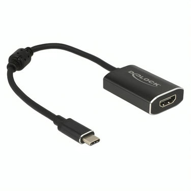 Delock usb-c (male) > hdmi (female) adapter (donkergrijs, 0,2 meter, 4k 60hz)
