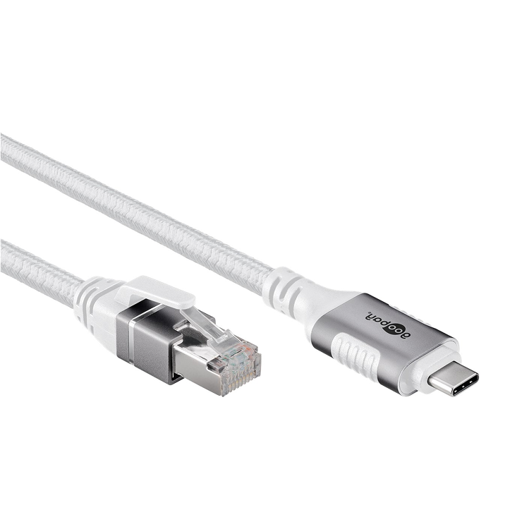 Load image into Gallery viewer, Abi usb c naar rj45 ethernetkabel
