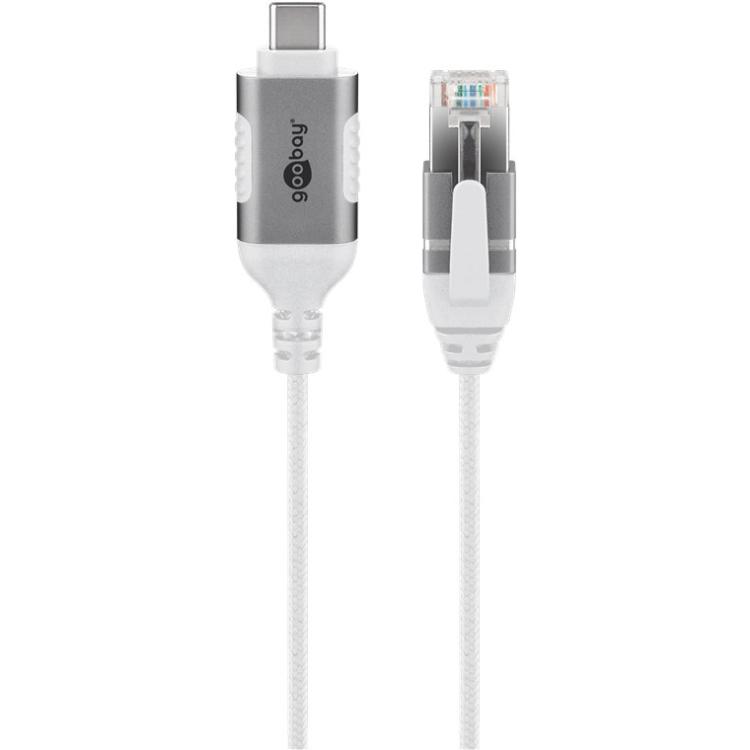Load image into Gallery viewer, Abi usb c naar rj45 ethernet slim kabel
