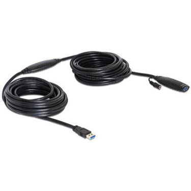 Delock usb 3.0 actieve verlengkabel (zwart, 10 meter)