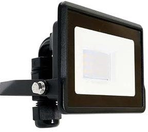 V-tac led bouwlamp 10w 6500k zwart + kabelinvoer - 9332105