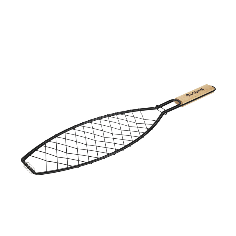 Laden Sie das Bild in Galerie -Viewer, Vaggan barbecue visgrill zwart 35x14cm
