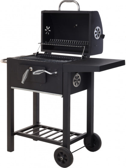 Load image into Gallery viewer, Vaggan Luxe houtskoolbrander 38,5 x 32,5 x 77 cm matzwart
