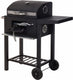 Vaggan Luxe houtskoolbrander 38,5 x 32,5 x 77 cm matzwart