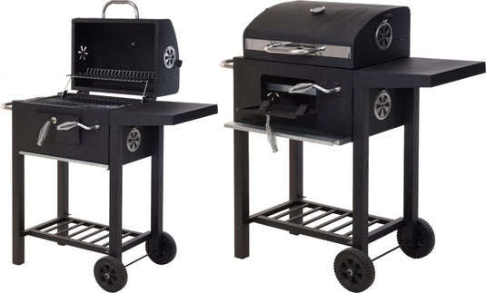 Vaggan Luxe houtskoolbrander 38,5 x 32,5 x 77 cm matzwart